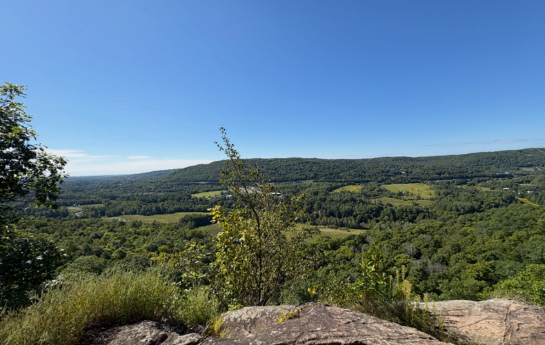 Travaux d'aménagement au sentier du Mont Pinacle