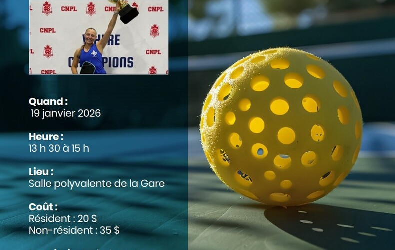 Conférence sur le pickleball