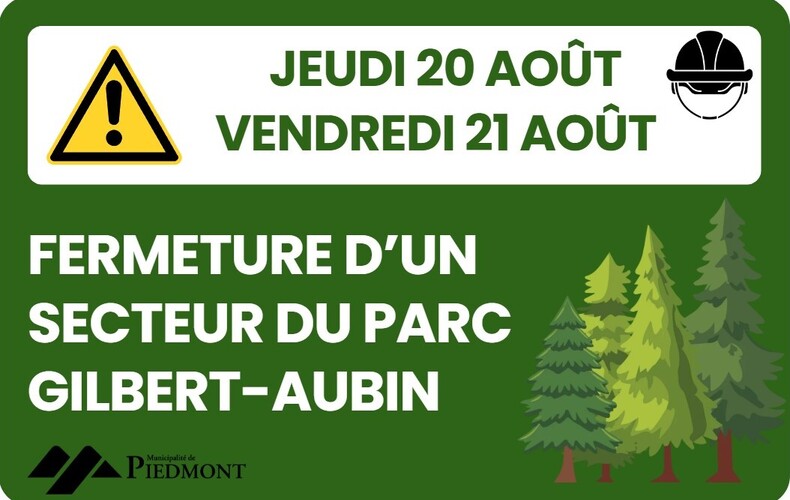 Parc Gilbert-Aubin | Travaux de déboisement et de fouilles